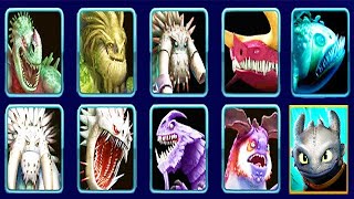 ALL 9 LEGENDARY DRAGONS RISE OF BERK [upl. by Wilda]