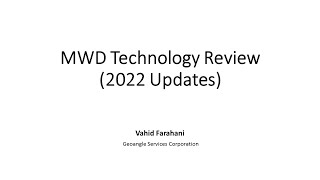 MWD Technology Review 2022 Updates Electromagnetic EM MWD Training GYRO MWD Magnetic Ranging MWD [upl. by Jutta]