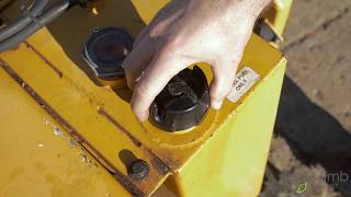 How to Perform Daily Maintenance on the Stump Grinder Carlton 7015 [upl. by Jacinda]