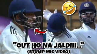 quotOut Ho Na Jaldiquot 🤣 Rishabh Pant Kuldeep Yadav STUMP MIC Duleep Trophy cricket news [upl. by Drofub309]