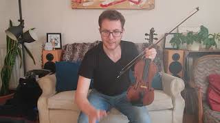 Klezmer Violin  Freygish Mode starting on D [upl. by Head]