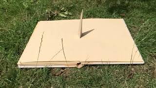 Pop Up Sundial Time Lapse [upl. by Sawyere]