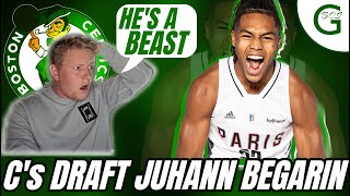 Celtics Draft Juhann Begarin Is He a BEAST Reacting to His Highlights [upl. by Inhoj]