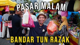 PASAR MALAM Bandar Tun Razak Penuh Dengan Pelbagai Jenis MAKANAN YANG MENARIK DAN SEDAP [upl. by Aiciles978]