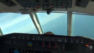 Dassault Falcon50Ex Flight To Sochi Approach and Landing [upl. by Nivloc]