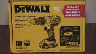 Power Tool Review Dewalt DrillDriver Kit [upl. by Junie]