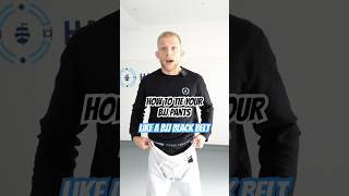 How to tie your BJJ pants  Haven BJJ Rotterdam bjj bjjblackbelt brazillianjiujitsu jiujitsu [upl. by Benjamin]