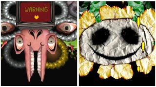 Undertale Yellow Flowey VS Omega Flowey [upl. by Oicnoel]