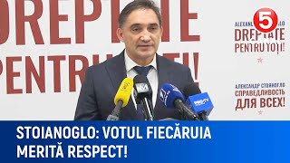 Stoianoglo Votul fiecăruia merită respect [upl. by Plumbo]