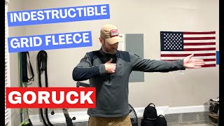 GORUCK Review Indestructible Grid Fleece  Half Zip [upl. by Flita]