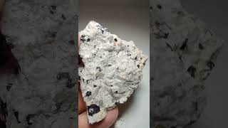 Nepheline Syenite with blue flash Lake Michigan Beach find [upl. by Asaert]