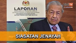 RCI Batu Puteh syor siasatan jenayah terhadap Dr Mahathir [upl. by Brigg162]