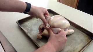 Rotisserie Grilling How to Truss Poultry [upl. by Mutz734]