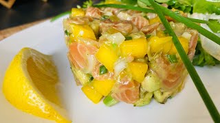 TARTARE DE SAUMON ET AVOCAT [upl. by Okika]