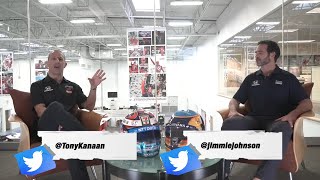 Jimmie Johnson Introduces Uncrustables to Tony Kanaan [upl. by Darej]