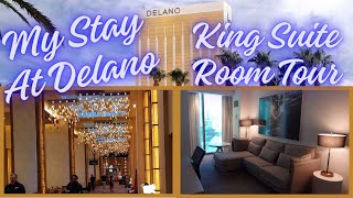 Delano Las Vegas King Suite Tour  How I Got A 30 Rate [upl. by Helas]