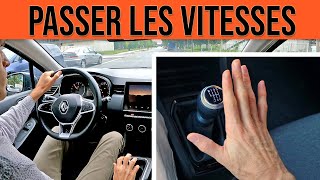 MONTER ET RÉTROGRADER LES VITESSES  Permis 2023 [upl. by Ahtiek]