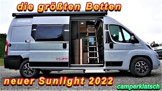 Wohnmobil Neuheiten 2022 🔥 Sunlight Cliff 600 RT Adventure Edition❗️KastenwagenCamper Test Roomtour [upl. by Estrella]