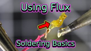 Using Flux  Soldering Basics  Soldering for Beginners [upl. by Isus298]