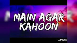 Main Agar kahoon only voice shortsvideo plzlikeshareandsubscribe song youtubevideo singing [upl. by Egiedan364]