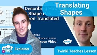 Translating Shapes Video Lesson for Year 4 [upl. by Pentheas]