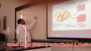 Spinal shock or Spinal Cord Lesions 22014 by Dr Khaled A Abulfadle [upl. by Ernestine]