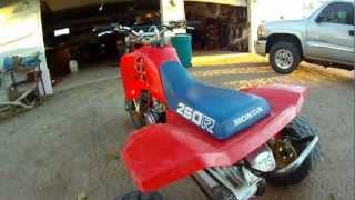 85 Honda Atc 250r ESR 310 HRC short track tank [upl. by Aciamaj]