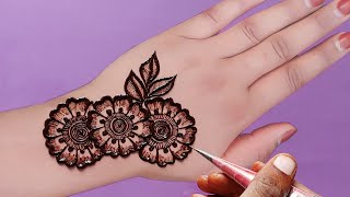 New Easy Special Arabic Mehndi Design Trick  Simple Mehndi Design  Stylish Mehndi Design [upl. by Annayad]