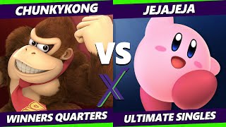 SX 388 Online Winners Quarters  ChunkyKong DK Vs JeJaJeJa Kirby Smash Ultimate  SSBU [upl. by Terrye120]