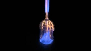 Slowmotion whoosh bottle  combustion of ethanol [upl. by Mechling193]