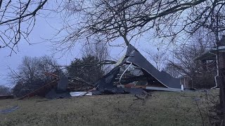 First tornado in Indiana of 2024 touches down near Henryville [upl. by Mloclam]