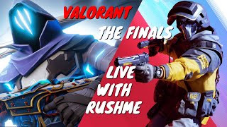 VALORANT LIVE STREAM INDIA  THE FINALS LATER valorant live valorantindia thefinals oncehuman [upl. by Akinat]