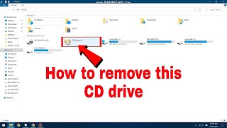 How to deleteremove Power ISO drive  An error occured while ejecting CD drive in windows 7810 [upl. by Araz]