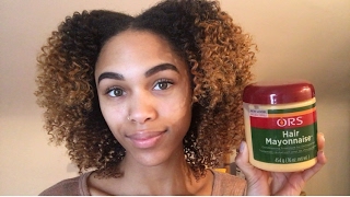 Protein Treatments on Natural Hair  ORS Hair Mayonnaise [upl. by Jeannette]