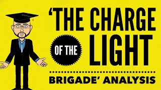 Alfred Lord Tennysons The Charge of the Light Brigade Mr Bruff Analysis [upl. by Joaquin]