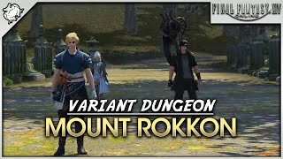 FFXIV  Mount Rokkon Variant Dungeon [upl. by Kate]