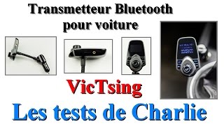 Transmetteur Bluetooth pour voiture VicTsing [upl. by Ecitsuj]