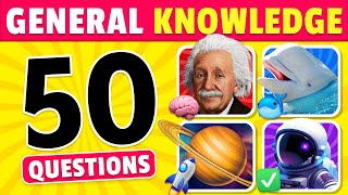 How Good is Your General Knowledge Take This 50Question Quiz To Find Out [upl. by Hwu]