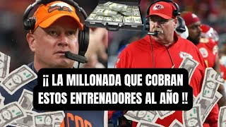 🤑COBRAN una MILLONADAAAA 🤑💸💸 Así es la LISTA de ENTRENADORES mejor PAGADOS en el DEPORTE 💸🏈🏟️ [upl. by Westphal]