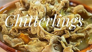 How to CLEAN and COOK CHITTERLINGS Chitlins  Holiday Recipe  Sunday Dinner food [upl. by Toy]