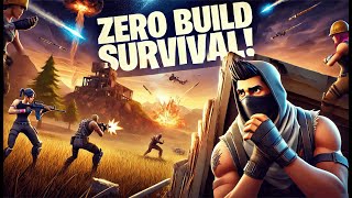 Can I Survive Fortnite ZERO Build Mode  LegendaryBroz Challenge 🔥 [upl. by Eecyac]