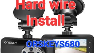 Mastering the ORSKEY S680 Hard Wire Install for Enhanced Protection dash cams [upl. by Elleinnad]