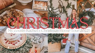 WHITE COTTAGE CHRISTMAS HOME TOUR 2022  Rachel’s Christmas Home Tour🎅🏻🎅🏻 [upl. by Nodnal]