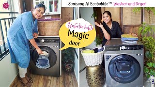 My New Samsung AI Ecobubble™ Washer and Dryer Combo  Amazing features you have ever seen [upl. by Candy]