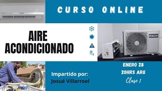 Curso GRATIS de Aires Acondicionados EN VIVO  Clase  1 [upl. by Norvell705]