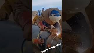 WeldersArgentina  Pipeline Welding [upl. by Ahsirtal]