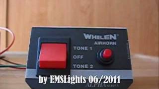 Whelen Alpha Series 12R  100W Siren [upl. by Nnylaf]