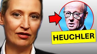 💥EIL💥 WEIDEL ENTLARVT MERZ IN BRISANTEM INTERVIEW [upl. by Leziar]