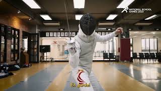 National School Games 2023  Fencing  Profile Teaser [upl. by Nolur768]