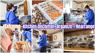 EXTREME SPRING DECLUTTER WITH ME  KITCHEN ORGANIZATION amp ROOM REARRANGE WITH ME  KIMI COPE [upl. by Pudens]